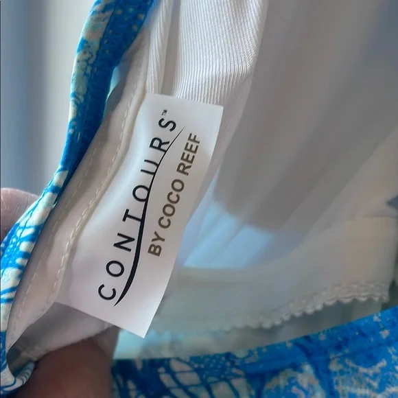 NWOT Coco Reef Jewel Twist Bra Sized One Piece Swimsuit Size 34C Cup 10 - Picture 6 of 7